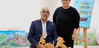 Hakkari'de 71 yaşındaki Günşar'ın ahşap tutkusu sanata dönüştü