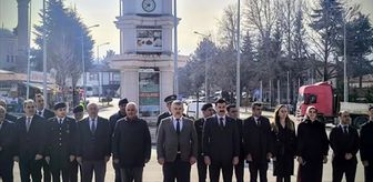 Hamamözü'nde 18 Mart Şehitleri Anma Günü ve Çanakkale Deniz Zaferi dolayısıyla tören yapıldı