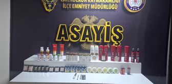 Hatay'da kozmetik ürün çaldığı ileri sürülen 2 şüpheli tutuklandı