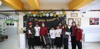 Hatay'da okul koridorları ramazan için süslendi