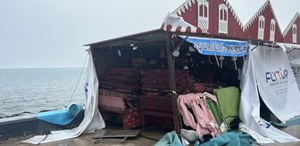 Hatay'da şiddetli rüzgar hayatı olumsuz etkiledi