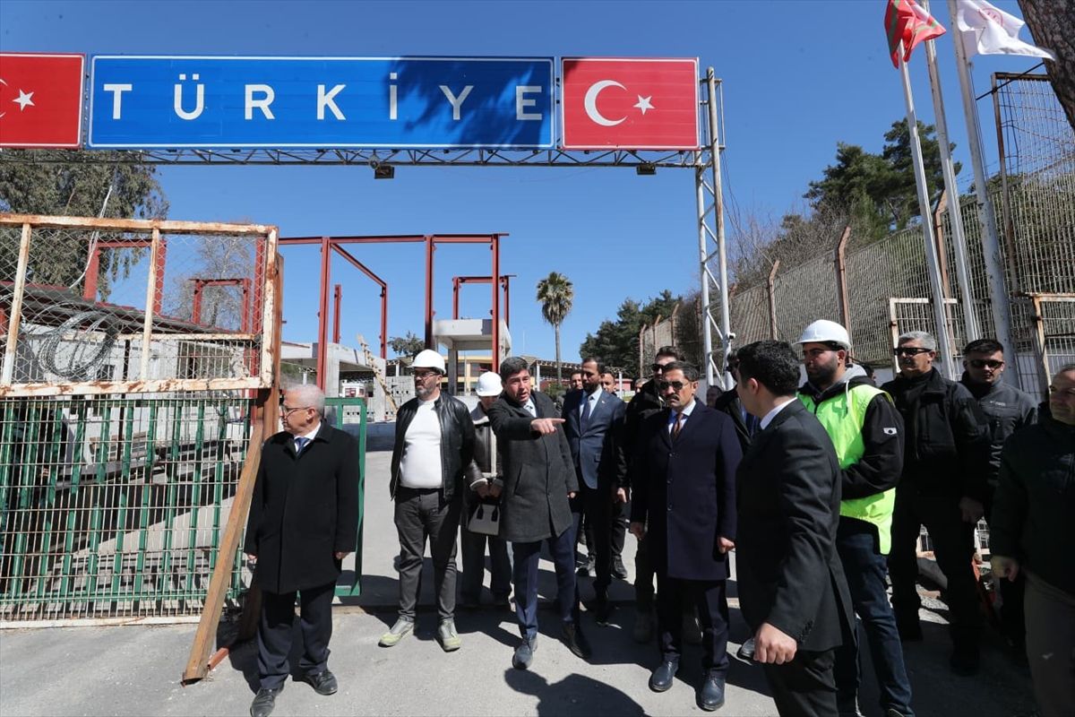 Hatay'daki 'Yayladağı Gümrük Kapısı Genişleme ve Modernizasyon Projesi' devam ediyor
