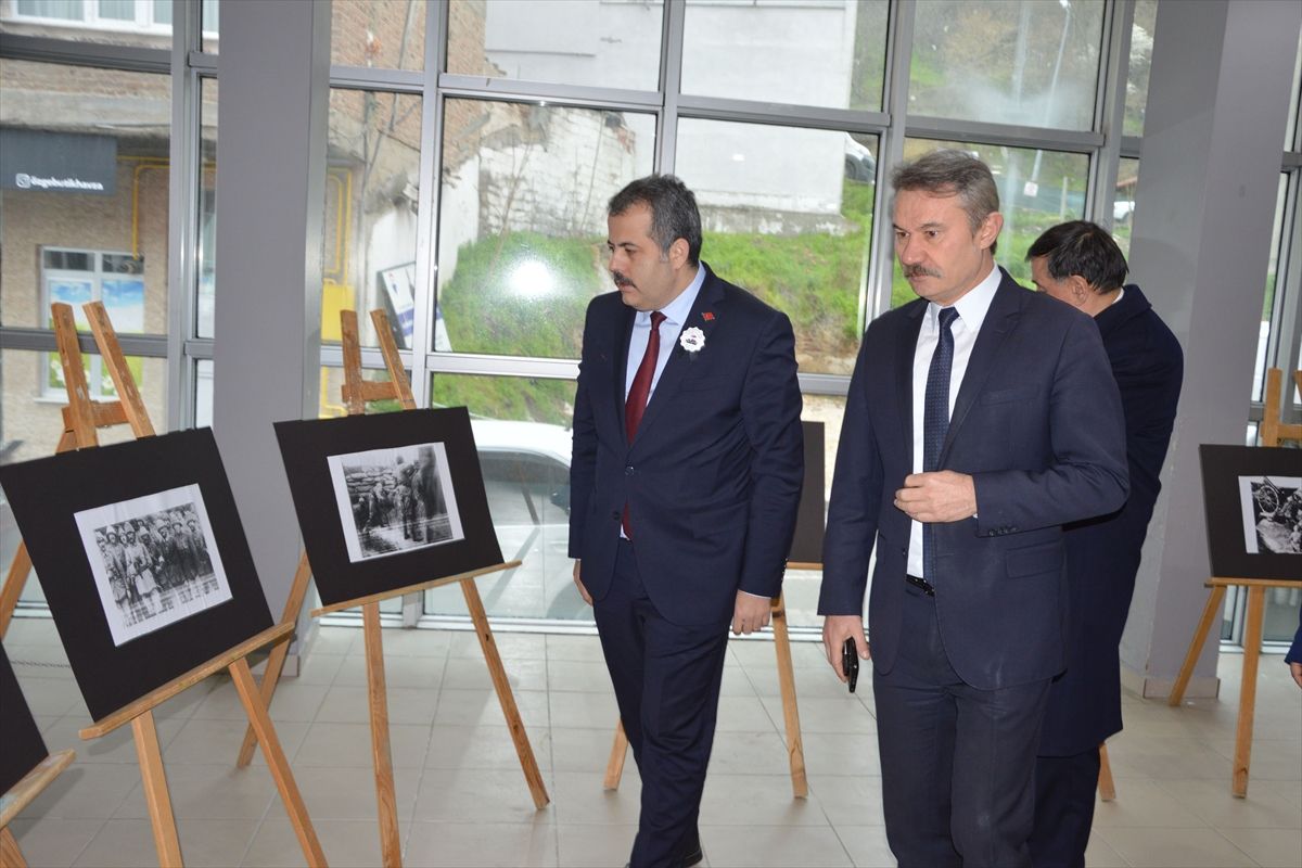 Havza'da Çanakkale Deniz Zaferi fotoğraf sergisi açıldı