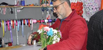 Havza'da çiçekçilerde 14 Şubat Sevgililer Günü yoğunluğu