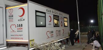 Havza'da KYK yurdunda iftar sonrası kan bağışı çalışması yapıldı
