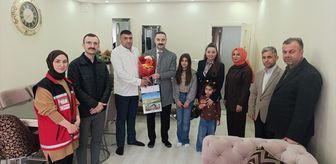 Havza Kaymakamı Ayvat'tan şehit yakınları ve gazilere bayram ziyareti