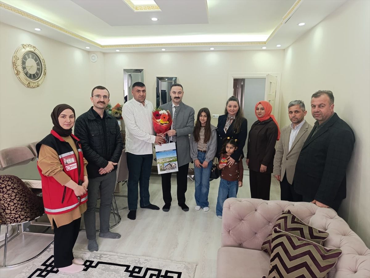 Havza Kaymakamı Ayvat'tan şehit yakınları ve gazilere bayram ziyareti