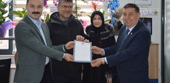 Havza OSB'de üretime geçen fabrikanın tapusu verildi