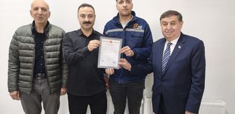 Havza OSB'de üretime geçen fabrikanın tapusu verildi