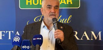 HÜDA PAR Genel Başkanı Yapıcıoğlu, İstanbul'da iftar programına katıldı Açıklaması