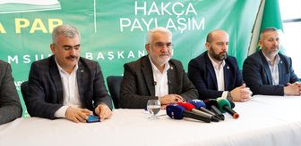 HÜDA PAR Genel Başkanı Yapıcıoğlu, Samsun'da konuştu Açıklaması
