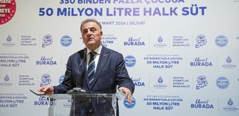 İBB'nin '50 Milyon Litre Halk Süt Dağıtımı Tanıtım Programı' yapıldı