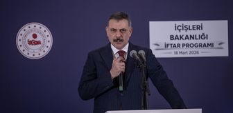 İçişleri Bakanı Çiftçi, Bakanlık personeliyle iftarda buluştu