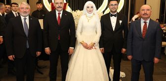 İçişleri Bakanı Çiftçi, eski AK Parti Milletvekili Yıldırım'ın oğlunun düğününe katıldı