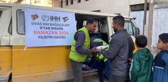 İHH İnsani Yardım Derneği Sivas Şubesinden Gazze'ye yardım