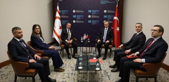 İletişim Başkanı Duran, KKTC Dışişleri Bakanı Ertuğruloğlu ile bir araya geldi