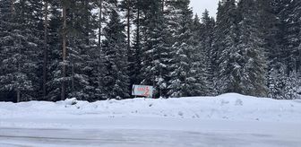 Ilgaz Dağı'nda kar yağışı ve sis etkili oluyor