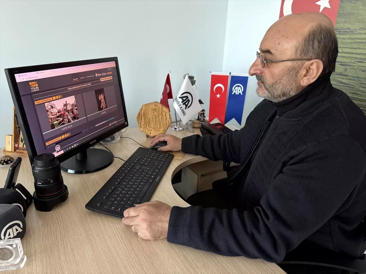 İlim Yayma Cemiyeti Ardahan Şube Başkanı Erdem, AA'nın 'Yılın Kareleri' oylamasına katıldı