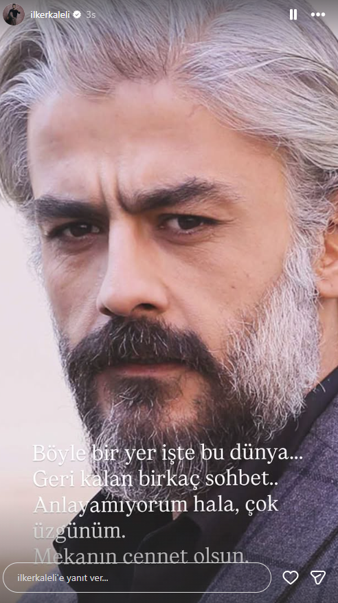 İlker Kaleli was shaken by the death of Kanbolat Görkem Arslan