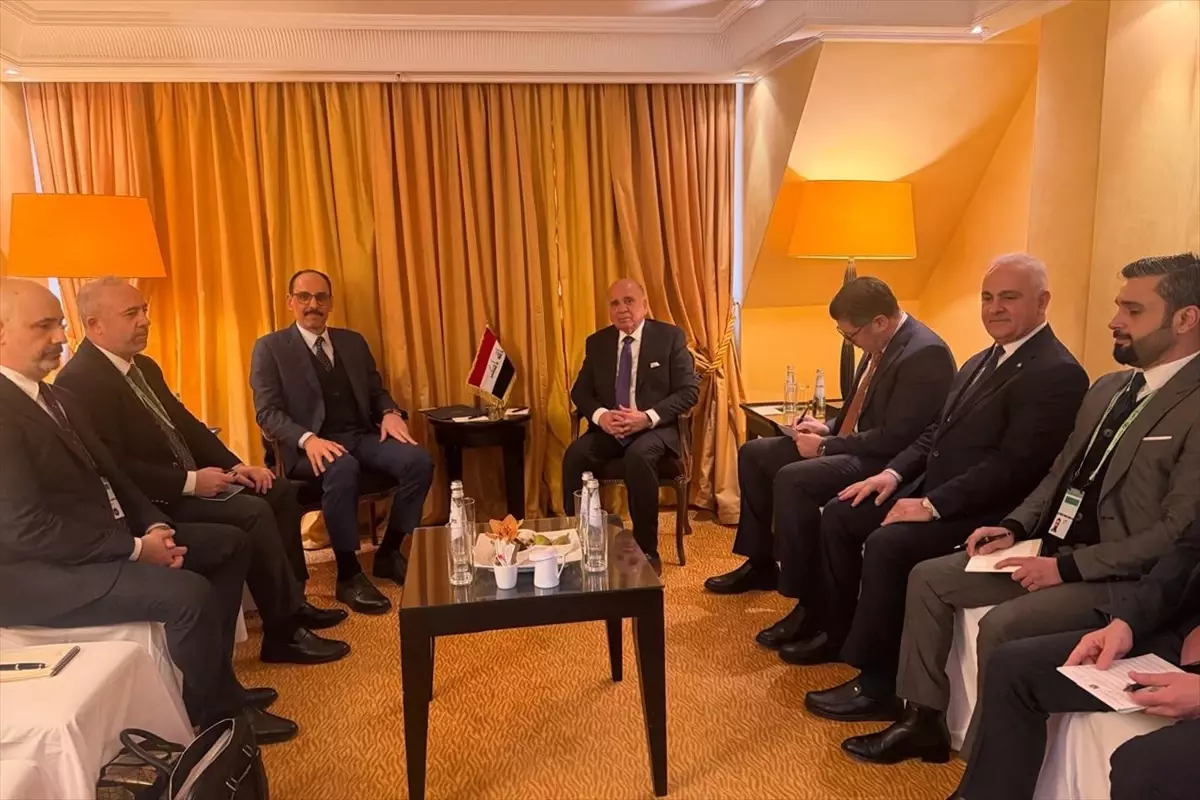 Irak Dışişleri Bakanı Hüseyin, Münih'te MİT Başkanı Kalın ile görüştü