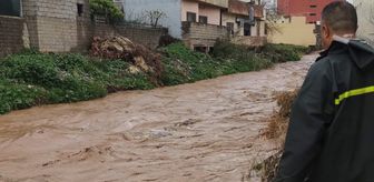 Irak'ın Duhok kentinde meydana gelen selde 50 evi su bastı