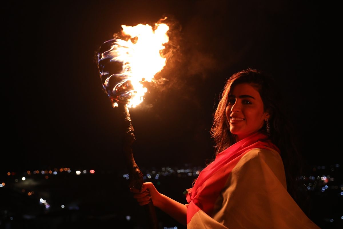 Irak'ın Erbil, Duhok ve Süleymaniye kentlerinde Nevruz Bayramı kutlandı