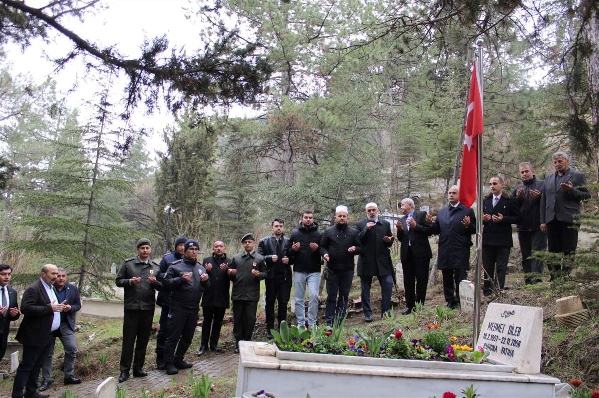 İskilip'te şehit kabirleri ziyaret edildi