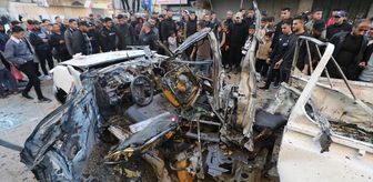 İsrail'in Gazze'de polis aracına düzenlediği saldırıda 4 Filistinli hayatını kaybetti