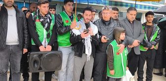 İsrail'in Gazze'ye yönelik saldırıları Siirt'te protesto edildi