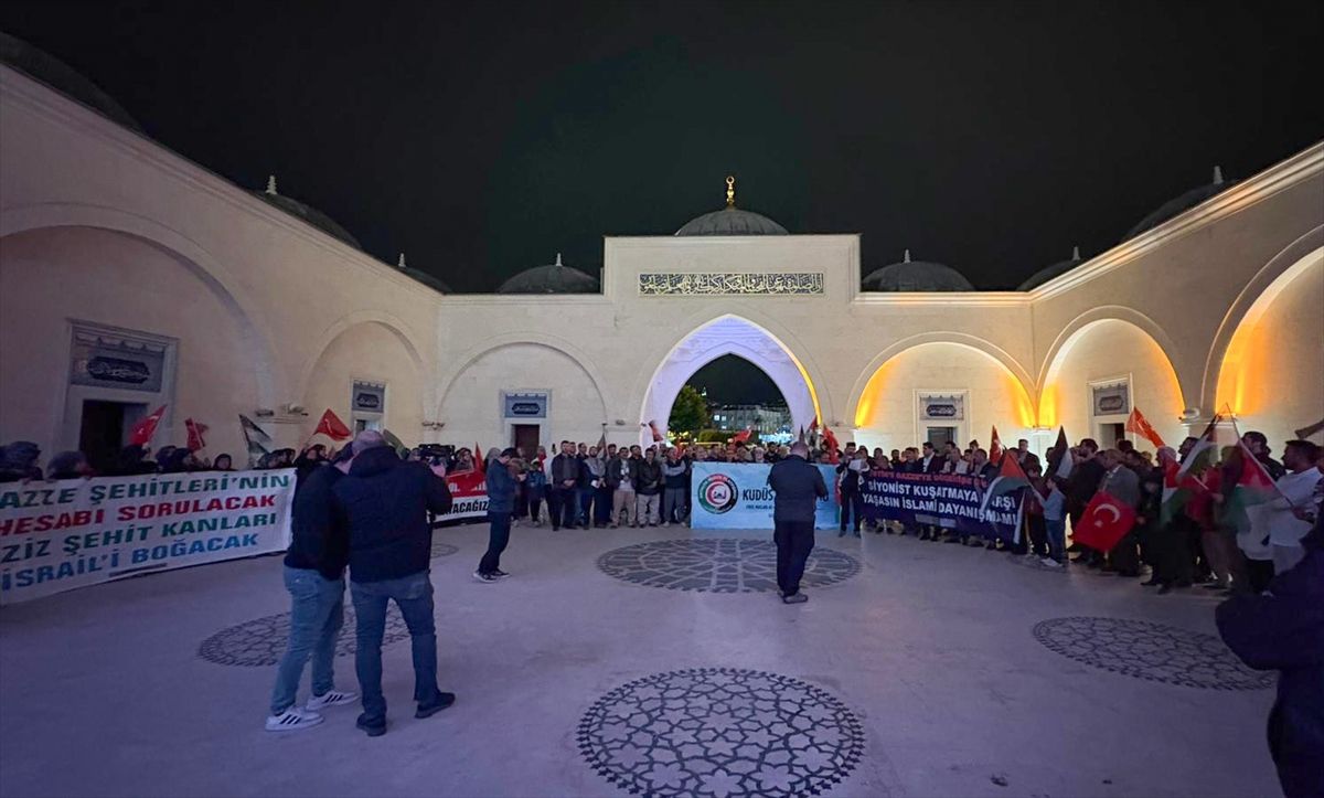 Mescid-i Aksa Protestosu Antalya'da