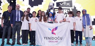 İstanbul'daki 'VEX Robotics Türkiye Şampiyonası' sona erdi