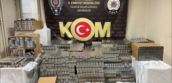 İzmir'de kaçak tütün operasyonunda 1 kişi tutuklandı