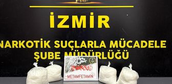 İzmir'de kargo paketinde 9 kilo 620 gram sentetik uyuşturucu ele geçirildi