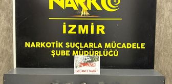 İzmir'de narkotik köpeğinin tepki verdiği araçta 10 kilogram uyuşturucu bulundu