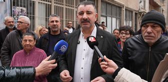 İzmir'de tünel inşaatı nedeniyle evleri zarar gören mahalle sakinlerinden belediyeye tepki