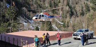 Kaçkar Dağları'nda 'heliski' heyecanı sona erdi