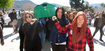 Kadınlar Günü'nde öldürülen Sermin Bacak, Fethiye'de defnedildi