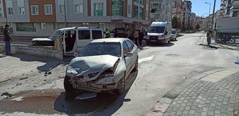 Kahramankazan'da iki araç çarpıstı, iki kişi yaralandı