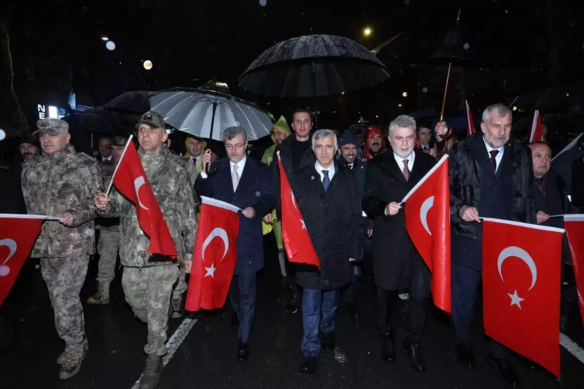 Kahramanmaraş'ın düşman işgalinden kurtuluşunun 106. yılında fener alayı düzenlendi