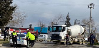 Kahramanmaraş'ta beton mikseri ile çarpışan motosikletin sürücüsü öldü