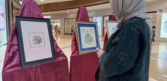 Kahramanmaraş'ta 'Tezhip, Hat ve Ebru Sergisi' açıldı