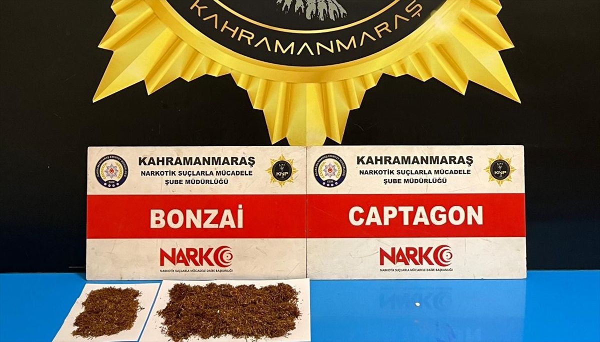 Kahramanmaraş'ta uyuşturucu operasyonunda 2 zanlı tutuklandı