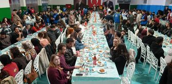 Kampüs iftarında gönüllü gençler aynı sofrada buluştu