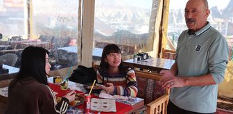 Kapadokya'da turistlerle 9 dilde sohbet eden Cemalettin Yavuz tecrübelerini paylaşmaya hazırlanıyor