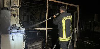 Karaman'da fabrikada çıkan yangın söndürüldü