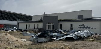Karaman'da şiddetli rüzgar etkili oldu