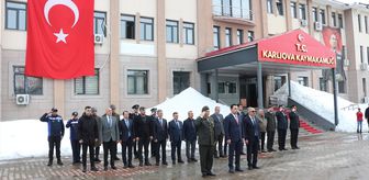 Karlıova'da 18 Mart Şehitleri Anma Günü ve Çanakkale Deniz Zaferi dolayısıyla tören yapıldı