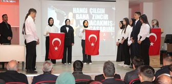 Karlıova'da 'İstiklal Marşı'nın Kabulü ve Mehmet Akif Ersoy'u Anma Günü' programı düzenlendi