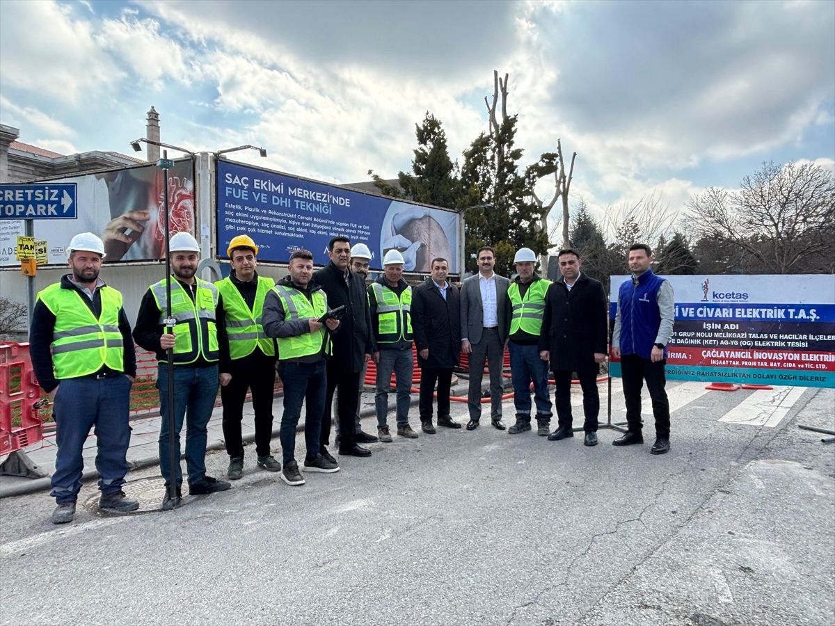 Kartal Kavşağı projesinde elektrik altyapı çalışmaları başladı