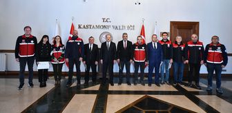 Kastamonu'da İl Tarım ve Orman Müdürlüğü yöneticilerine başarı belgesi verildi